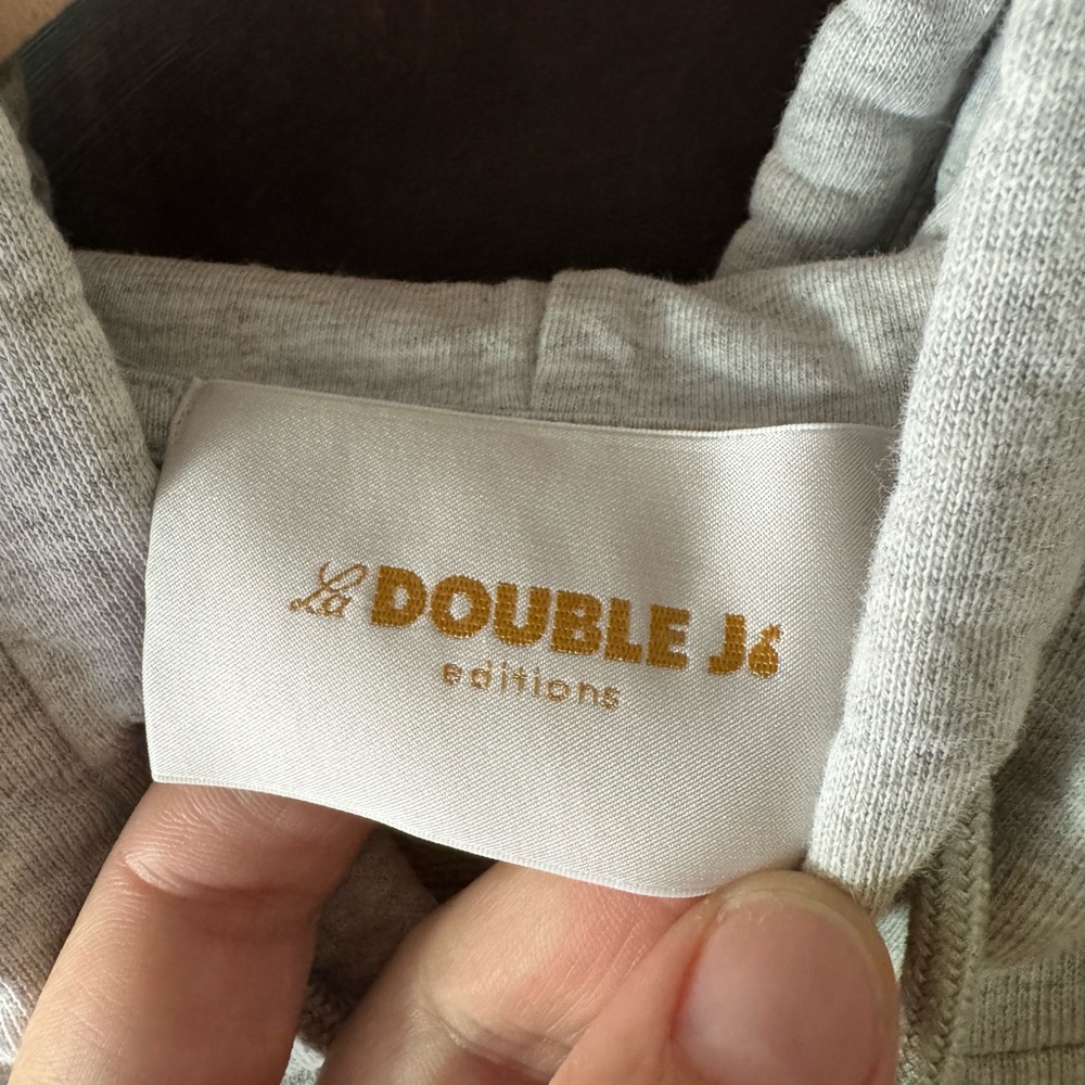 LA DoubleJ Light Gray Graphic Hoodie - Picture 5 of 10